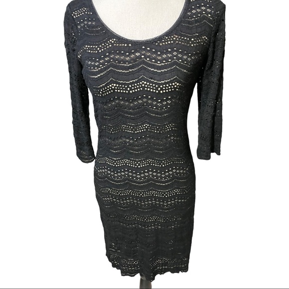 Denim supply Ralph Lauren knit lace open back size Small. Black - Picture 4 of 10